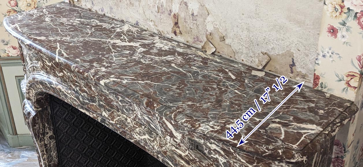 Beautiful Regency style fireplace, in a superb Royal Red with lots of veins-10