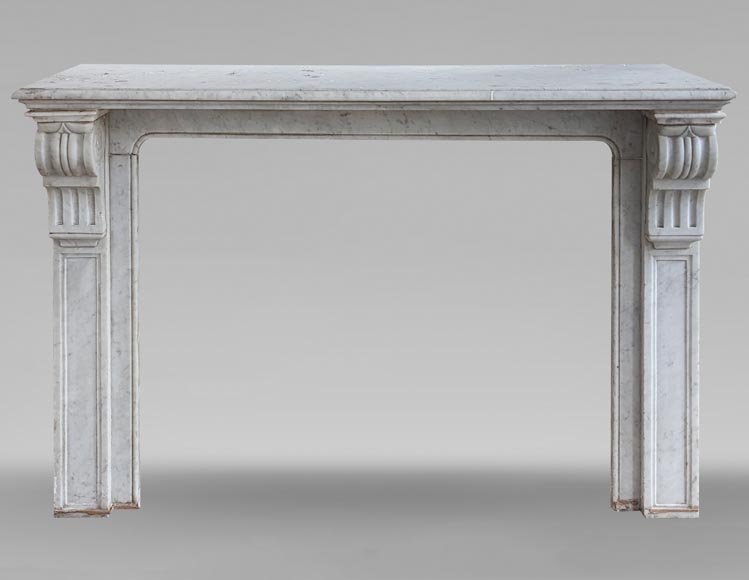 Napoleon III style marble console table-0
