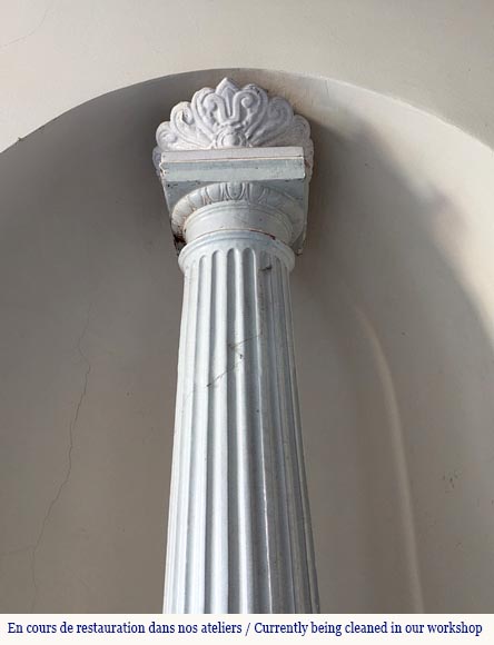 Prussian period earthenware stove, 1840-2