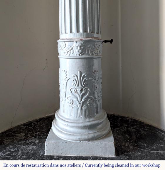 Prussian period earthenware stove, 1840-3