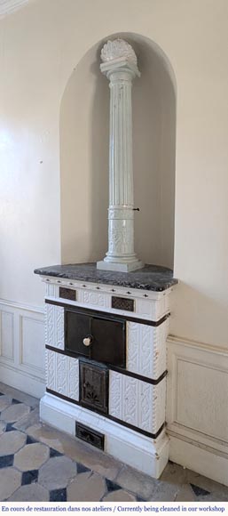 Prussian period earthenware stove, 1840-9