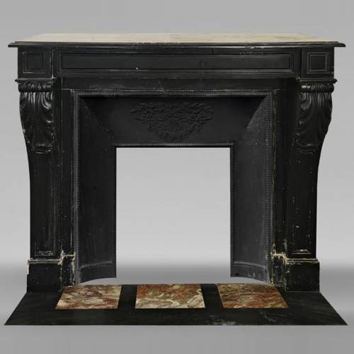 Napoleon III style fireplace with 