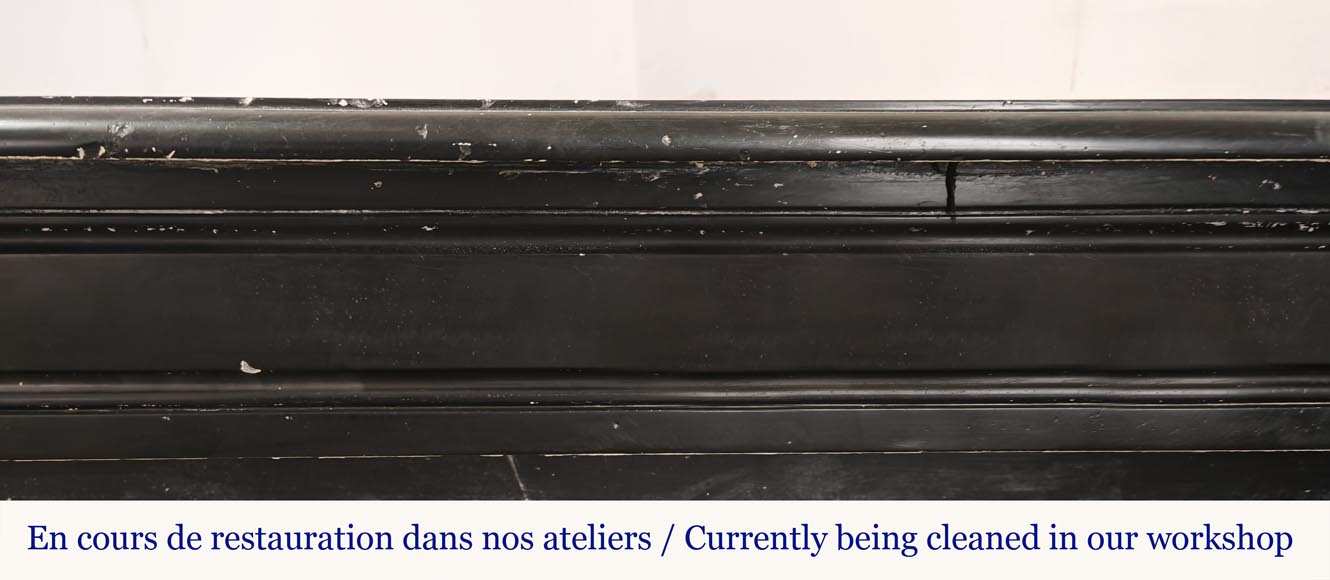 Napoleon III style fireplace with 