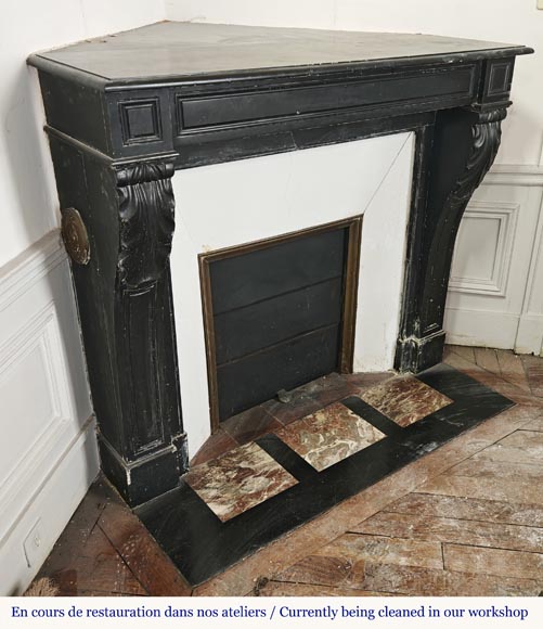Napoleon III style fireplace with 