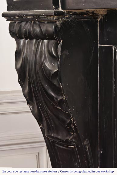 Napoleon III style fireplace with 