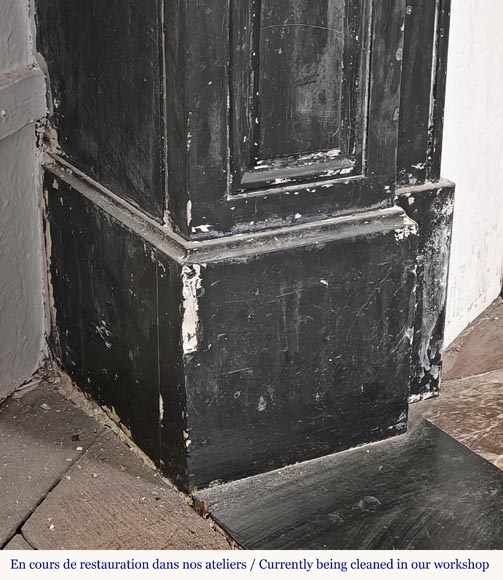 Napoleon III style fireplace with 