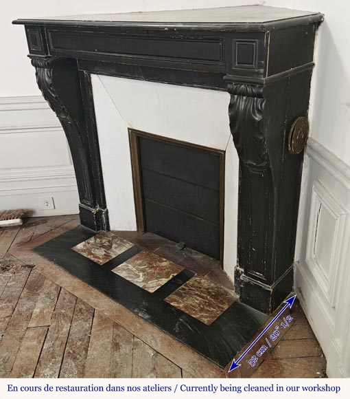 Napoleon III style fireplace with 