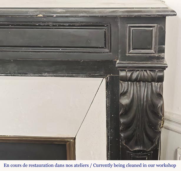 Napoleon III style fireplace with 