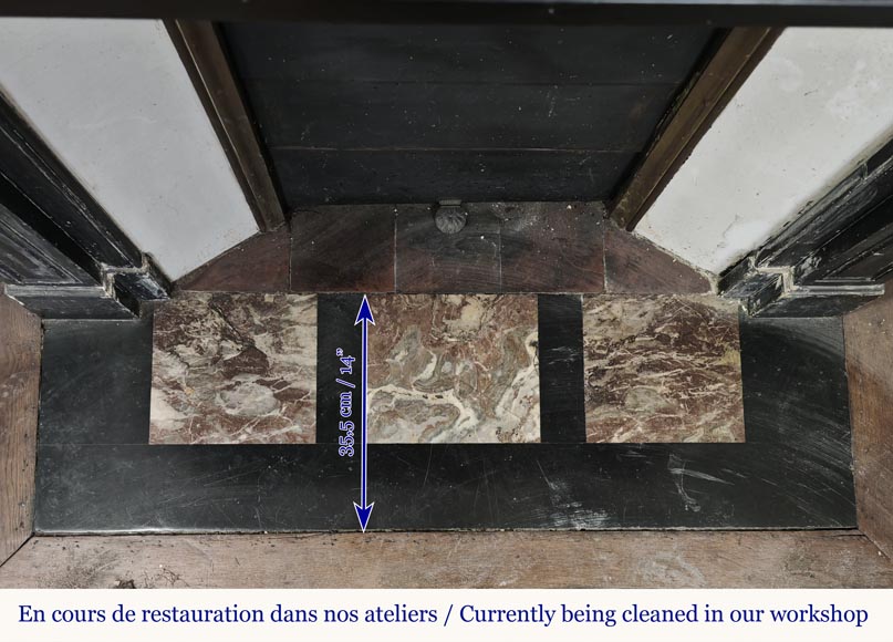 Napoleon III style fireplace with 