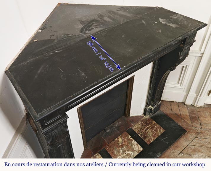 Napoleon III style fireplace with 