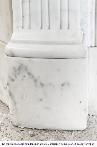 Louis XV style fireplace decorated with a palmette-7