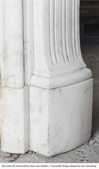 Louis XV style fireplace decorated with a palmette-10