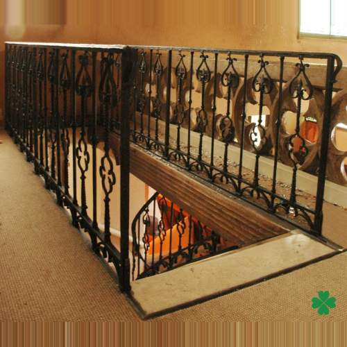Iron Gothic style banister 